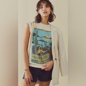 Free People x Daydreamer Willie Nelson Tee Dress XS 100% cotton